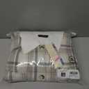 Dokotoo Womens Winter Plaid Jackets for Women Fashion Button Down Long Sleeve Sherpa Shacket Jacket Women Fleece Lapel Collar Coats Outerwear Oversized Flannel Shirts for Women White 2XL