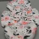 Generic Infant Car Seat Insert Compatible with Mamaroo Swing & Graco Swing and Infant Car Seat, Newborn Insert Baby Head Body Support, Reversible Design, Breathable Soft Fabric, 1Pcs - Pink Floral