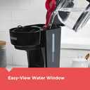 BLACK+DECKER 12-Cup Coffee Maker with Easy On/Off Switch, Easy Pour, Non-Drip Carafe with Removable Filter Basket, Vortex Technology, Black