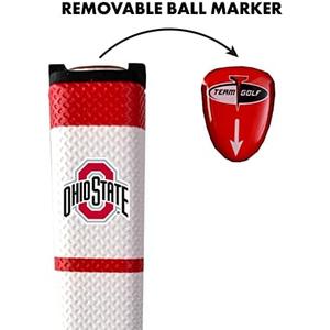 Team Golf NCAA Golf Putter Grip (Multi Colored) with Removable Ball Marker, Durable Wide Grip & Easy to Control Team Golf NCAA Golf Putter Grip (Multi Colored) with Removable Ball Marker, Durable Wide Grip & Easy to Control