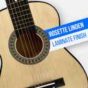 Pyle 30-Inch Beginner Acoustic Guitar Kit, 6-String Classical Style Travel Guitar for Kids and Adults - Includes String Set, Strap, Picks, Pitch Pipe, Storage Gig Bag - Hand Crafted Basswood