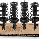 MOSTPLUS Complete Strut Assembly & Shock Absorber Compatible for 2012-2017 Toyota Camry, Front and Rear, Coil Spring 4PCS
