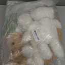 8 Sets Bear Blindfolded Diaper Changing Baby Shower Games Baby Dolls Diapers for Bridal Shower Gender Reveal Games Prizes Gifts for Adults Boys Girls (Brown,White)