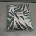 4PCS Patio Cushion Seat Covers Waterproof, Heavy-Duty Oxford Fabric, Sofa Slipcovers with Zipper, Washable & Non-Slip Replacement for Outdoor Furniture (25.6 * 25.6in,Leaf A)