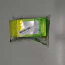100 Pack Resealable Mylar Bags 3 x 4.7 Inch Smell Proof Bags with Clear Window Foil Pouch Bag Flat Bag Matte Yellow Green