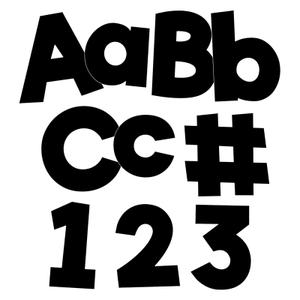 Carson Dellosa Education Black Combo Pack EZ Letters, 219 Pieces