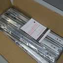 10 Pair of 16 Inch Drawer Slides,100 LB Capacity Full Extension Side Mount Drawer Rails
