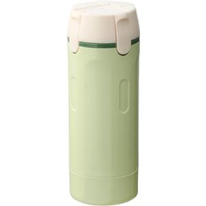 4in1 Travel Bottles for Toiletries, Travel Pump Bottle，LeakProof Shampoo Conditioner Lotion Dispenser with Pump, Compact NoSpill Toiletry Containers for Travel & Business Trips (Green)