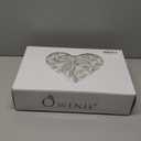 OWENIE Total Blackout Curtains for Bedroom 84 Inches Long 2 Panels, Medallion Printing Thermal Insulated Linen Double Layer Curtains for Living Room, Elegant Back Tab Drapes, Each 52Wx84L, Grey