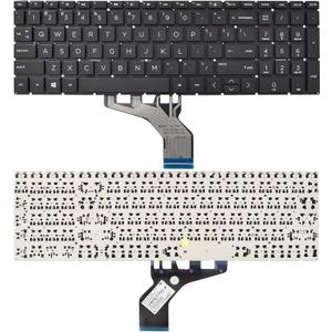Replacement Keyboard Compatible with HP 250 G7 255 G7 15-DA 15-DB 15-DK 15-DR 15-DW 15-DU 15S-DU 15-DY 15s-DY 15s-EQ 15-EF 15s-FQ 15-GW 17-CA.Home 17-by Black US Layout (No backit)
