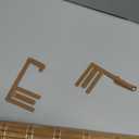 LazBlinds No Tools No Drill Bamboo Roller Shades, Cordless Bamboo Blinds, Light Filtering Roll Up Blinds for Windows, French Door, Porch or Patio Privacy Screen, 33'' W x 64'' H, Brown206