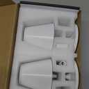 Timjorman 2-Pack Cordless Table Lamps - 5000mAh Rechargeable Battery Operated Desk Lamp, 3-Level Dimmable LED Night Light for Bedroom, Dining, Restaurant - Metal Design (White 2-Pack)