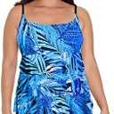 Great Lengths Women's Faux Ruffle Swim Skirtini 14