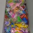 300 Pcs Easter Egg Fillers with Surprise Eggs, Easter Basket Stuffers, Filled Easter Party Favors for Kids, Carnival Treasure Prizes Classroom Events Hunt, Stocking Stuffers Birthday Gifts