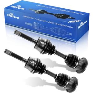 Maxfavor CV Axle Front RWD/4WD Replacement for Nissan Pathfinder Pickup D12 2.4L 3.3L 3.5L 1994-2004, for INFINITI QX4 1997-2003, 2 pcs CV Axle Joint Shaft Assembly Driver and Passenger Side
