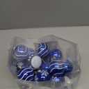 Joiedomi 24 Pcs Christmas Ball Ornaments, Blue & White 2.3 Deluxe Delicate Painting & Glittering Shatterproof Christmas Tree Ornaments for Wreath Garland Holiday Indoor Party