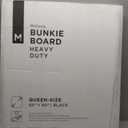 Heavy Duty Bunkie Board Queen Size (60x80) - Under Bed Support, Black