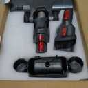 Cordless Vacuum Cleaner, 600W/50KPA, 70 Mins Runtime Self-Standing Stick Vacuum, Vacuum Cleaners for Home with Anti-Tangle Brush, Smart Display, 1.8L Cup Vacuum for Pet Hair/Carpet/Floor (Red)