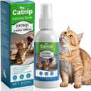 Premium Catnip Spray for Cats  100% Natural Ingredients, Boosts Energy,Relieves Stress  Renews Toys, Reduces Scratching, Easy-to-Use & Mess-Free 2.71 Fl OZ (Blue-Green, M)