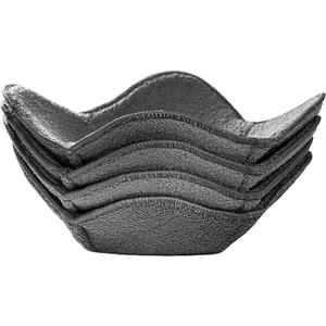 Sheff Microwave Bowl Cozy Holders Set of 4 - Durable and Reliable for Hot and Cold Plates and Dishes - Ideal Household Gift (Gray)