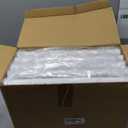 SNSLXH 5 Pack Stackable Closet Storage Basket, Multifunctional & Foldable Closet Organizer for Bathroom Kitchen Laundry Room Wardrobe Storage, Space-Saving Clothes Storage Drawer Organizer, White