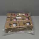 Tuanse 6 Pcs LED Flameless Candles 4.3" Battery Operated LED Lights Electric Decorative Pillar Candle for Wedding Party Decorations Room Dinner Decor Gifts(Red, Pink, White)