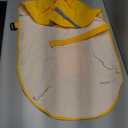 NACOCO Large Dog Raincoat Adjustable Pet Water Proof Clothes Lightweight Rain Jacket Poncho Hoodies with Strip Reflective (XL, Yellow)