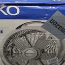 Lasko Wind Machine Fan, Air Circulator Fan with 3 Speeds, 20" Model 3300, Gray