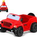 ANGGIKO 3.5 Inch Red Car Toy Match Most 2 in Rubber Ducks, Ducks for Jeeps, Vehicle Toys for Car Dashboard Decorations Accessory Rubber Duck Collection, Valentines Day Gifts for Kids Party Favors
