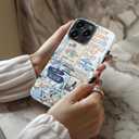 LUMARKE for iPhone 13 Pro Max Case,Trendy Flower Cover,Wireless Charging