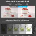PULUZ Light Box 24x24in, Portable Photo Studio Light Box with 120 LED Lights 6 Color backdrops Professional Photography Lighting Tent Kit for Big Product Photography Lightbox