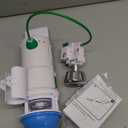 Danco HYR270 Hydroright Water-Saving Dual Flush Valve with Push-Button Handle, Plastic, Chrome