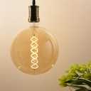 Oversized Decorative LED Light Bulb 8W 600LM E26 Large Fancy Edison Bulbs 60W Incandescent Dimmable 2200k Warm White Pendant Lighting for Bedroom Dining Living Room Bar1 Pack (NG200AM)