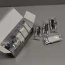 BESTTEN 10 Pack 3-Way Decorator Light Switch, 15A 120/277V, Single Pole or Three Way, Rocker Paddle Wall Switch, On/Off Rocker Interrupter, UL Listed, White