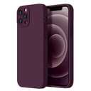 Kiresen Designed for iPhone 12 Pro Case - Upgraded Enhanced Camera Protection - Soft Microfiber Lining Inside - Liquid Silicone Shockproof Protective Phone Case 6.1" for Men Women Girls - Plums Color