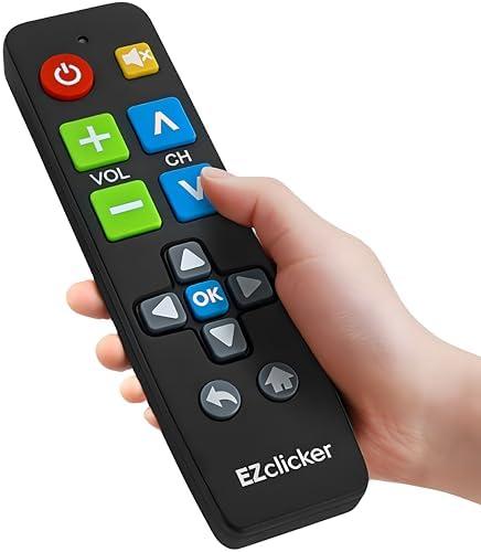 Samsung Replacement TV Remote Compatible with Samsung TV's ONLY (Black) Big Button TV Remote Control, Simplified and Easy to Use (2xAAA Batteries not Included)