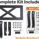 No Drill Front License Plate Mount for Tesla Model 3 2023-2025, Premium Front License Plate Holder Bracket, Camera-Safe License Plate Frame, Secure & Scratch-Free Installfor 2023-2025 Tesla Model 3
