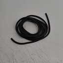 10FT Black Latex Rubber Tubing,3/8in OD 1/4in ID Black ONE Continuous Piece