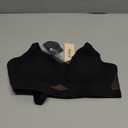 As Fairy Womens Bra No Underwire Seamless Wireless Bra with Soft Support V Neck Mesh Bras Lace Bralette Everyday Bra (Medium, Black+nude)