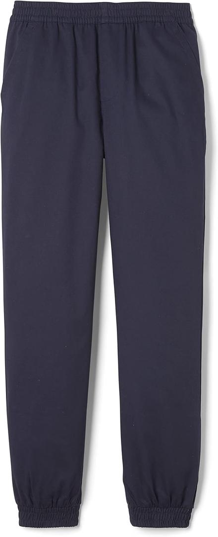 French Toast Boys' Big Pull-on Jogger (7, Navy)