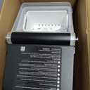 Nugget Ice Maker Countertop,55LBS/Day Ready in 4 Mins, Stainless Steel