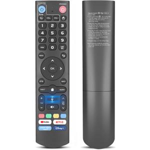 V3 Voice Remote Control for vSeeBox, Replacement for V5 Pro/V3 Plus & Max/Elite/V2 Pro/V1 Series, Universal TV Control and Setup