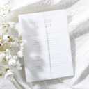 UNIQOOO 120 Pack Pre-Folded Vellum Jackets for 5x7 Invitations, Elegant Semi-Transparent Vellum Paper, 115GSM Wedding Invitation Accessories, for Envelope Liners 5x7 Inserts