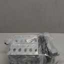 Hard Drive Cage, Stainless Steel Hard Drive Rack with Cooling Fan, 5.25" to 5X3.5 Rack for Computer, Hard Drive Cage Adapter Rack Bracket(Silver)