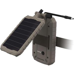 Stealth CAM Durable Sol-Pak Solar Battery Pack, 12V Solar Power Panel, Rechargeable Battery & Insulated Cable, Compatible with All Wireless/Cellular Trail Cameras - 5000 mAh