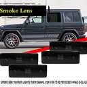 KENRTIR Smoked Lens Amber/Red LED Side Marker Light Kit For 2015 2016 2017 2018 Mercedes W463 G-Class G550 G63 G65 AMG