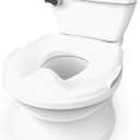 Summer by Ingenuity My Size Potty Pro in White, Infant Potty Training Toilet, Lifelike Flushing Sound, For Ages 18 Months, Up to 50 Pounds