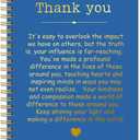 Thank You Navy Blue Hardcover 160 Pages Spiral Notebooks, Funny Thank You Gifts for Women Men Coworkers Leader Mentor, Appreciation Gifts for Employees, Thanksgiving Gifts for Colleagues Leaders