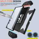 for Nintendo Switch 2 Case 2025 [Built-in Screen & Lag-Free Touch] [Magnetic Joy Con Controllers Friendly],360Shockproof Design Cover Accessories for Nintendo Switch 2 & 2 X Thumb Grip