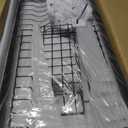 Over The Sink Dish Drying Rack, Dish Drainer Rack for Kitchen Counter with Semi-Clear Cover and Supplies Storage Holders 29.53inch (Black, 29.5in)